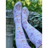 chaussettes Skate Boos in Allium Dip Dye Magnolia Pearl - 1