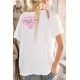 T-shirt Flor De La Pasion in True Magnolia Pearl - 13