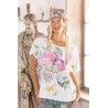 T-shirt Flor De La Pasion in True Magnolia Pearl - 9