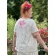 T-shirt Flor De La Pasion in True Magnolia Pearl - 4