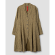 coat 66764 JIMENA Dark ecru striped linen Ewa i Walla - 12