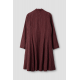 coat 66764 JIMENA Burgundy striped linen Ewa i Walla - 19