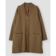 coat 66758 MARIE Olive boiled wool Ewa i Walla - 8