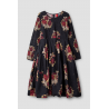 dress 55870 MIRANDA Black flower print cotton Ewa i Walla - 17