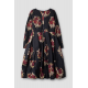 dress 55870 MIRANDA Black flower print cotton Ewa i Walla - 18