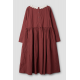 robe 55864 JULIANNA coton Bourgogne Ewa i Walla - 3