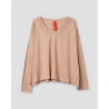 long sleeves T-shirt 44985 GYRID Taupe jersey Ewa i Walla - 16