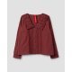 blouse 44105 VALFRID Burgundy cotton Ewa i Walla - 1