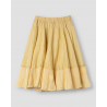 skirt 22253 PIRJO Ecru hard voile and embroidered fishnet Ewa i Walla - 16