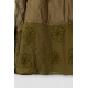 skirt 22253 PIRJO Olive hard voile and embroidered fishnet Ewa i Walla - 16