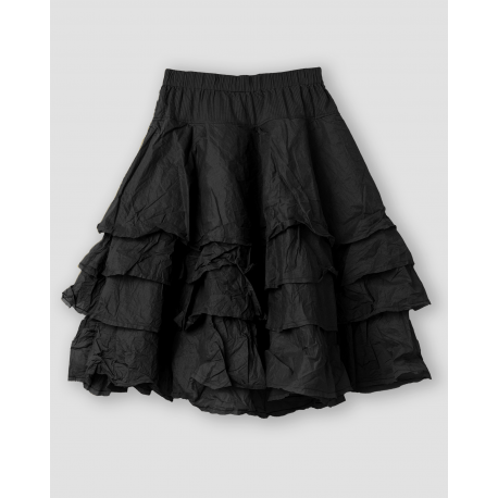 skirt 22220 TINE Black hard voile Ewa i Walla - 1