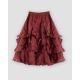 skirt 22220 TINE Burgundy hard voile Ewa i Walla - 11