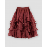 skirt 22220 TINE Burgundy hard voile Ewa i Walla - 11