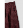 trouser 11413 BOTVI Burgundy striped linen Ewa i Walla - 19