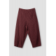 trouser 11413 BOTVI Burgundy striped linen Ewa i Walla - 18