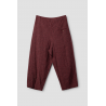 trouser 11413 BOTVI Burgundy striped linen Ewa i Walla - 18