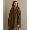 anorak 66754 SNOW Olive greige cotton Ewa i Walla - 2