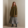 anorak 66754 SNOW Olive greige cotton Ewa i Walla - 12