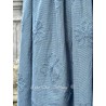 skirt 22257 SMILLA Storm blue embroidered fishnet Ewa i Walla - 15