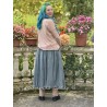 skirt 22257 SMILLA Storm blue embroidered fishnet Ewa i Walla - 7