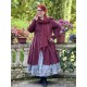 coat 66764 JIMENA Burgundy striped linen Ewa i Walla - 16