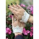 wrist band 77597 ALVI Ecru cotton lace Ewa i Walla - 2