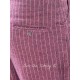 trouser 11413 BOTVI Burgundy striped linen Ewa i Walla - 20