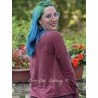 long sleeves T-shirt 44985 GYRID Burgundy jersey Ewa i Walla - 11