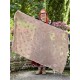 shawl 77599 GUNILLA Taupe embroidered fishnet Ewa i Walla - 5