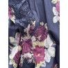 dress 55870 MIRANDA Black flower print cotton Ewa i Walla - 22