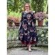 dress 55870 MIRANDA Black flower print cotton Ewa i Walla - 8