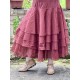 skirt 22220 TINE Burgundy hard voile Ewa i Walla - 2