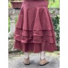 skirt 22220 TINE Burgundy hard voile Ewa i Walla - 3