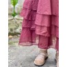 skirt 22220 TINE Burgundy hard voile Ewa i Walla - 4