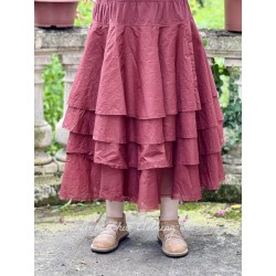 skirt 22220 TINE Burgundy hard voile Ewa i Walla - 1