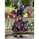 dress 55870 MIRANDA Black flower print cotton Ewa i Walla - 5