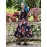 dress 55870 MIRANDA Black flower print cotton Ewa i Walla - 5