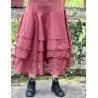 skirt 22220 TINE Burgundy hard voile Ewa i Walla - 6