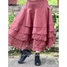 skirt 22220 TINE Burgundy hard voile Ewa i Walla - 7