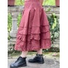 skirt 22220 TINE Burgundy hard voile Ewa i Walla - 8