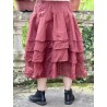 skirt 22220 TINE Burgundy hard voile Ewa i Walla - 9