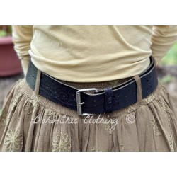 belt EBON 99162 Black leather