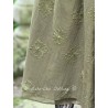 skirt 22257 SMILLA Olive embroidered fishnet Ewa i Walla - 1