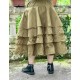 skirt 22220 TINE Olive hard voile Ewa i Walla - 12