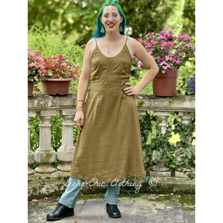 robe 55862 UNDRA viscose naturelle Olive Ewa i Walla - 1