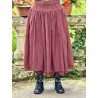 skirt 22257 SMILLA Burgundy embroidered fishnet Ewa i Walla - 1