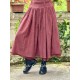 skirt 22257 SMILLA Burgundy embroidered fishnet Ewa i Walla - 2