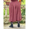 skirt 22257 SMILLA Burgundy embroidered fishnet Ewa i Walla - 4