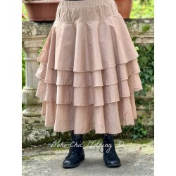 skirt 22220 TINE Taupe hard voile Ewa i Walla - 1