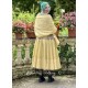 skirt 22253 PIRJO Ecru hard voile and embroidered fishnet Ewa i Walla - 7